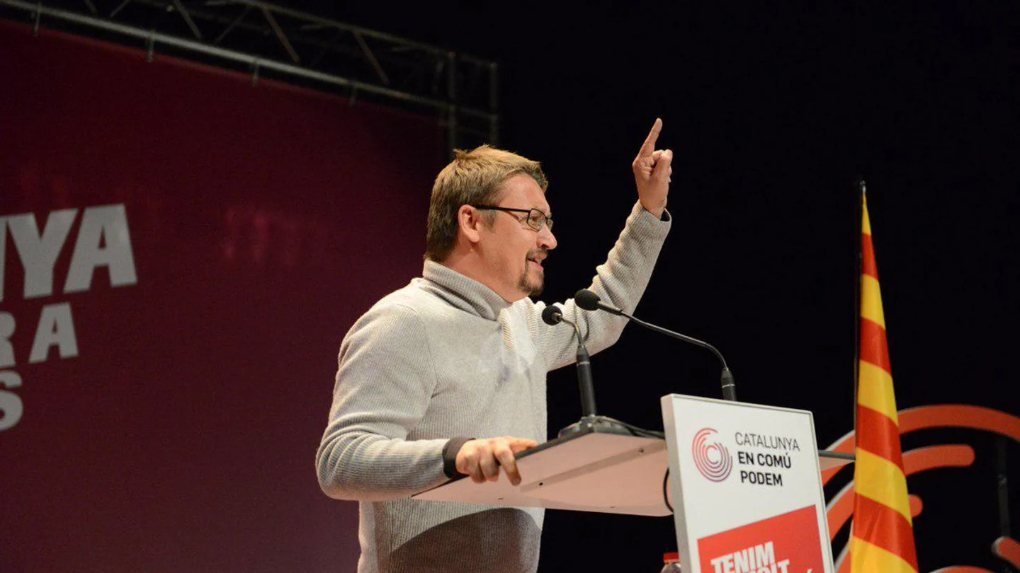 El candidato de Catalunya en Comú-Podem, Xavier Domènech El candidato de Catalunya en Comú-Podem, Xavier Domènech