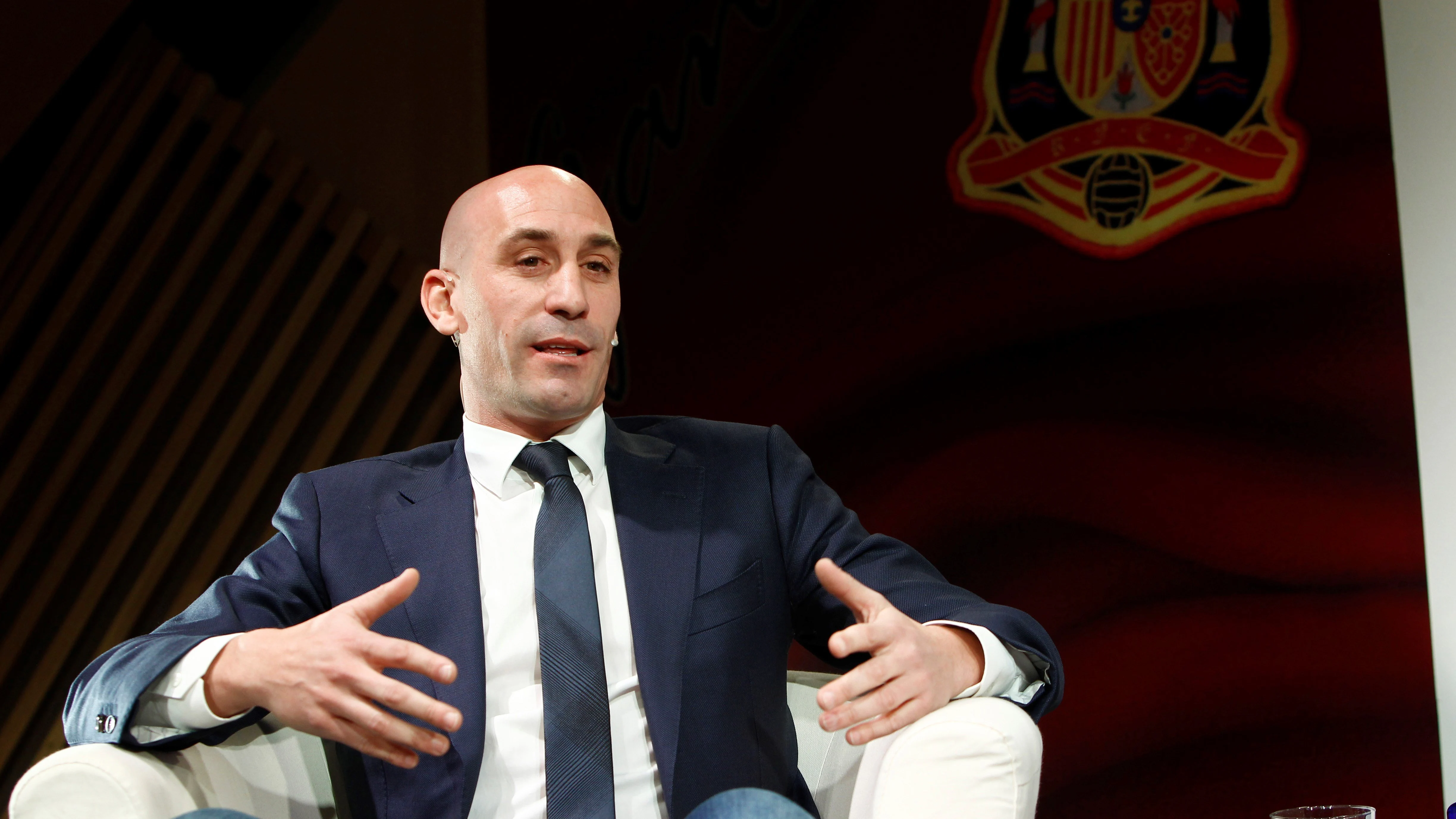 Luis Rubiales, en un acto en Madrid Luis Rubiales, en un acto en Madrid