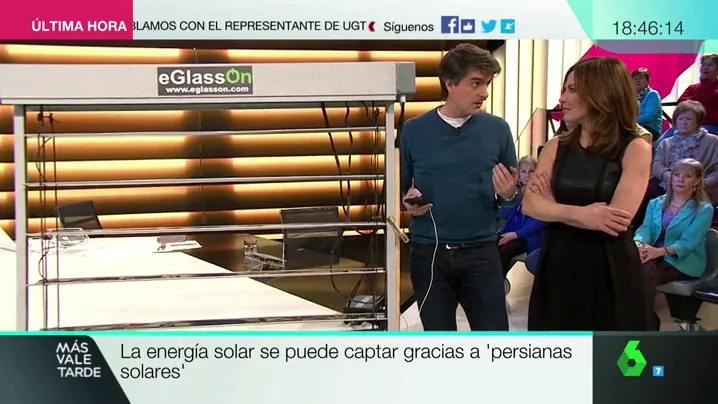 Morales de Labra explica el funcionamiento de las persianas solares