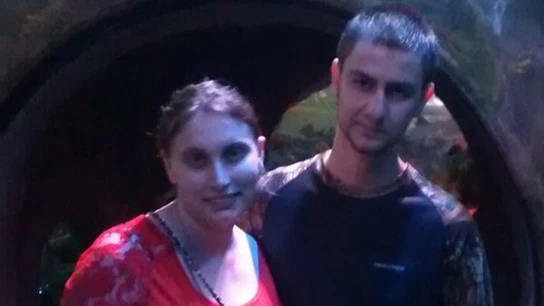 Natasha Dauzat junto a su expareja Natasha Dauzat junto a su expareja