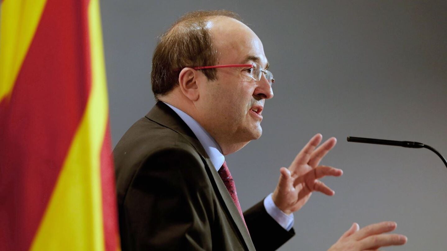 Miquel Iceta en un acto electoral