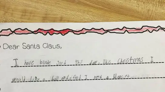 La carta de Crystal a Papá Noel La carta de Crystal a Papá Noel