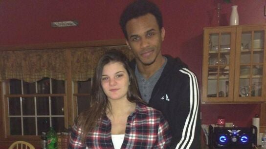 Dana Scatton con su pareja