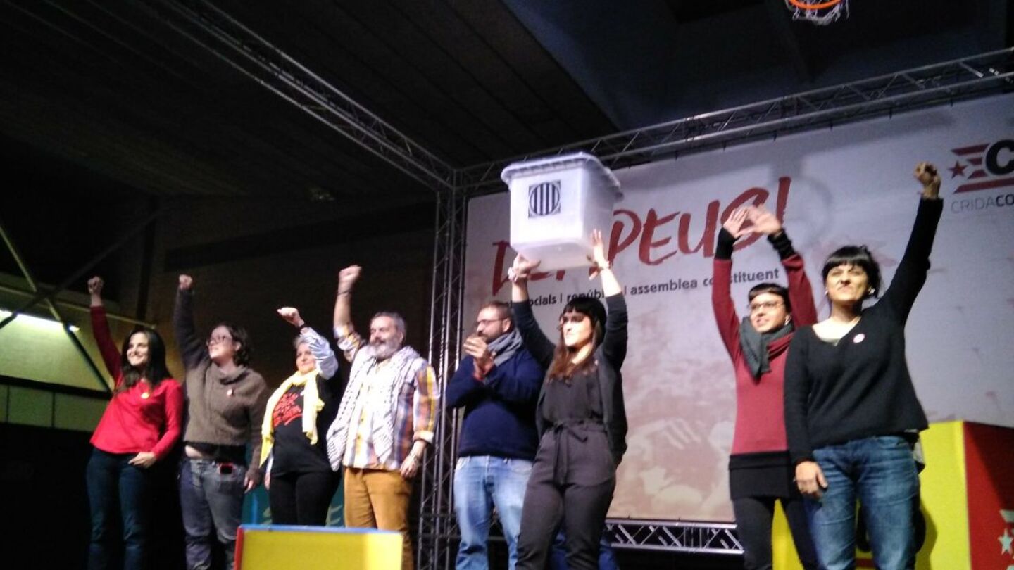 La hasta ahora portavoz parlamentaria de la CUP, Anna Gabriel