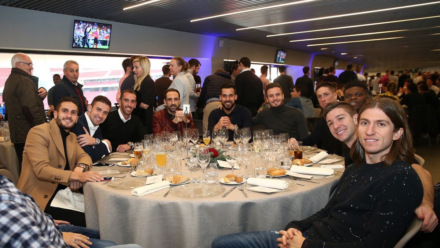 Comida Navidad del Atl&eacute;tico de Madrid