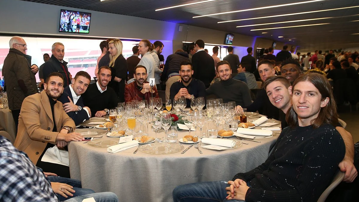 Comida Navidad del Atl&eacute;tico de Madrid