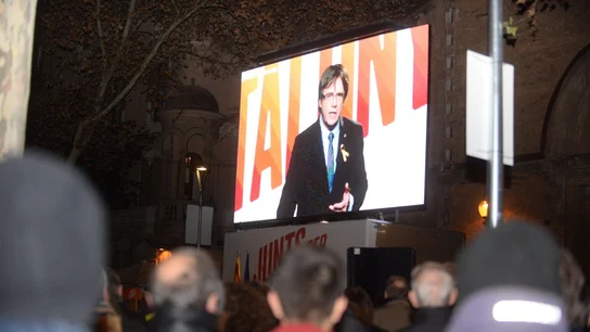 El president de la Generalitat cesado, Carles Puigdemont El president de la Generalitat cesado, Carles Puigdemont