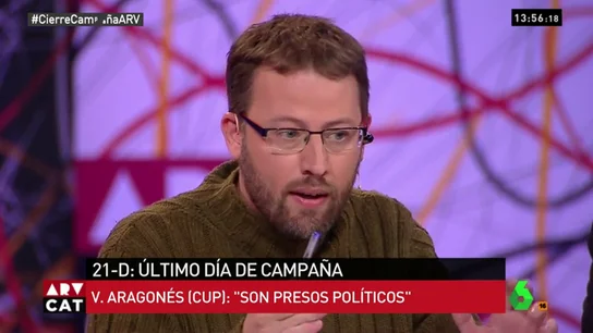 Vidal Aragonés, representante de la CUP Vidal Aragonés, representante de la CUP