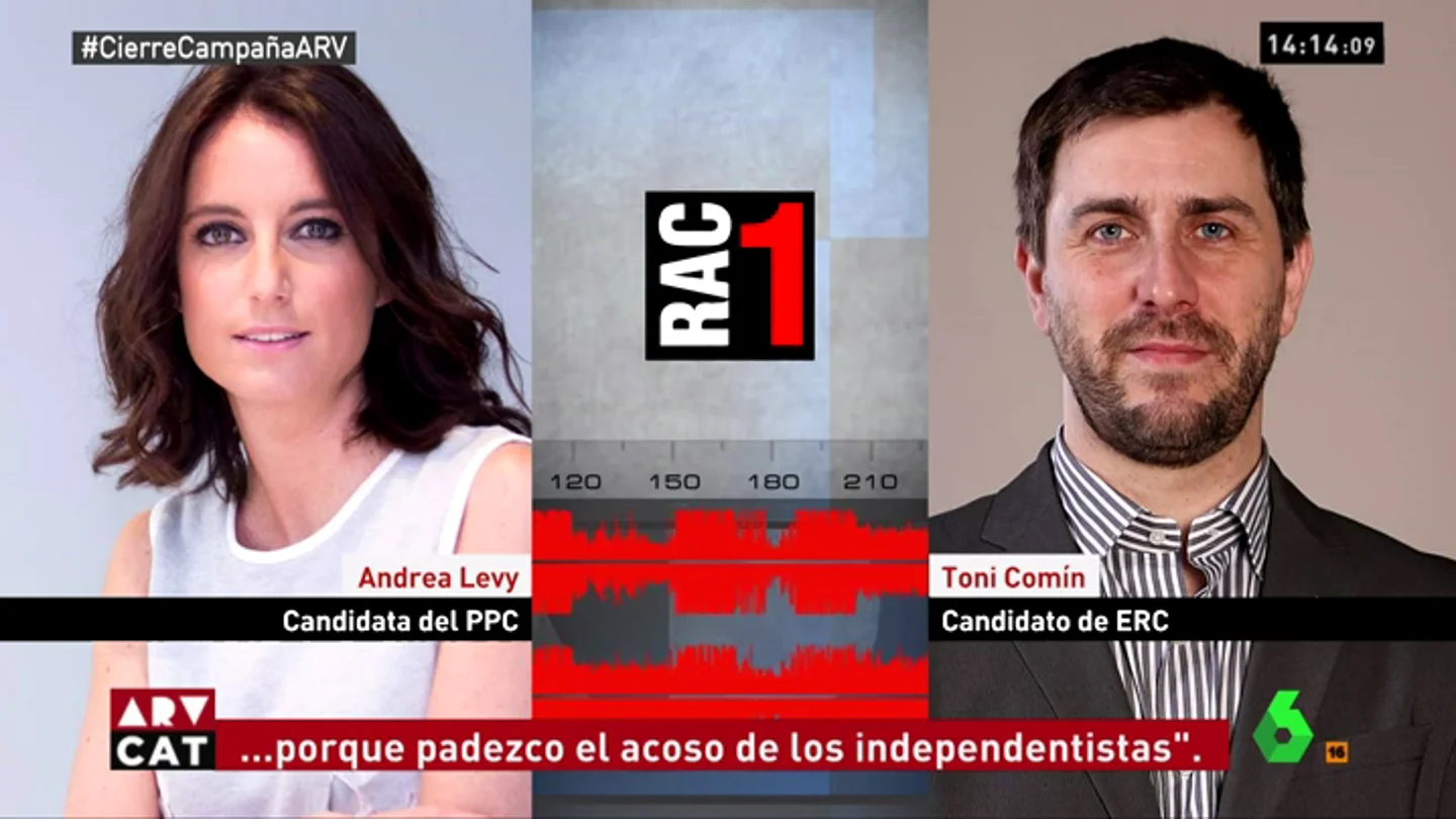Levy y Comín se enfrentan en RAC1 Levy y Comín se enfrentan en RAC1