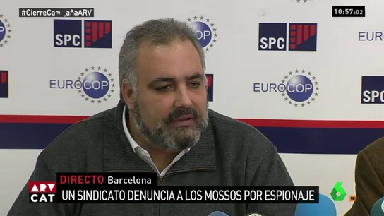 David José Mañas, secretario general del Sindicato de policías de Cataluña David José Mañas, secretario general del Sindicato de policías de Cataluña