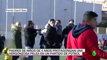 pelea padres futbol