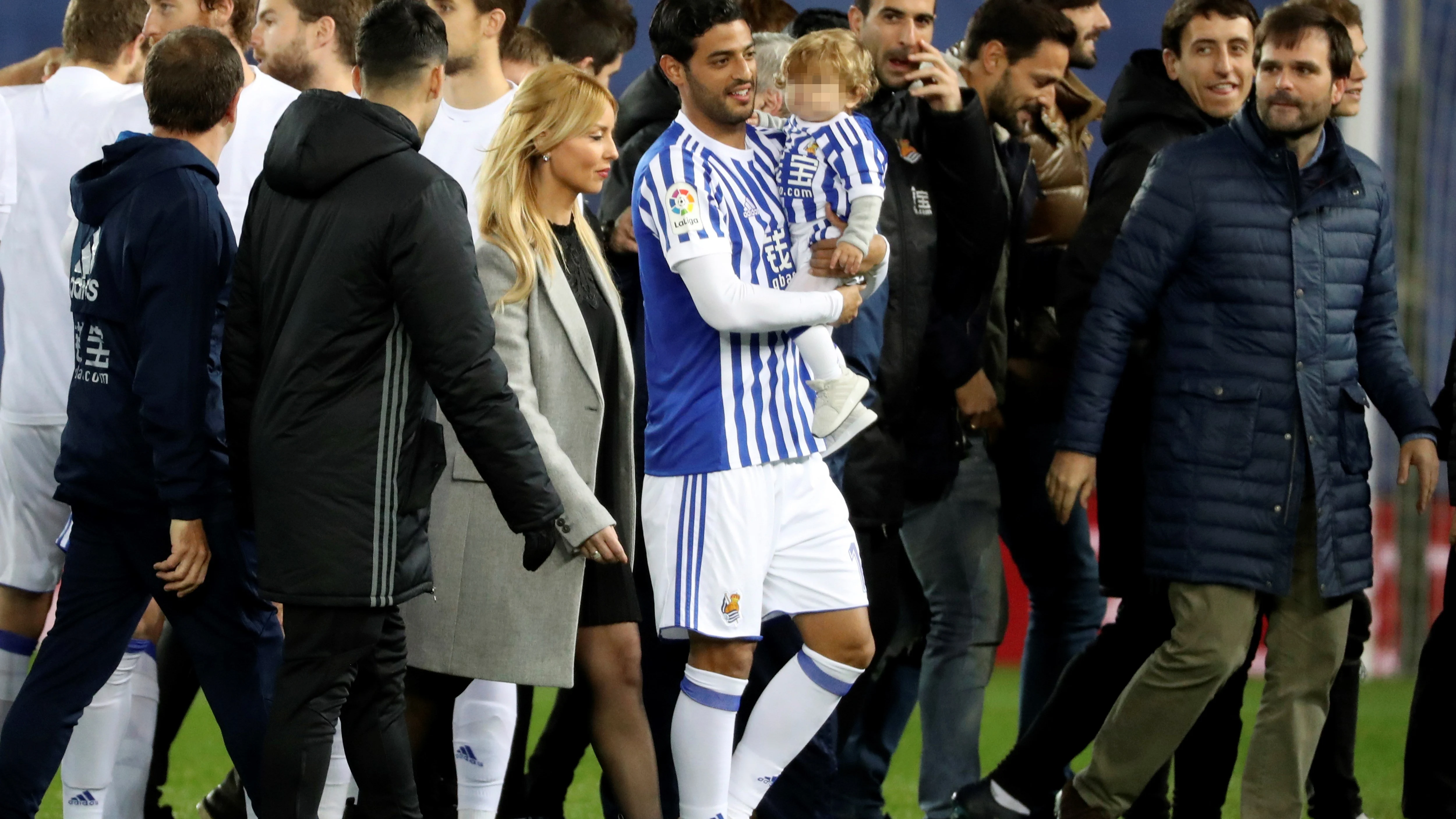 Carlos Vela, el día de su despedida con la Real Sociedad