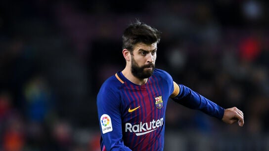 Gerard Piqu&eacute;, en un partido con el Barcelona