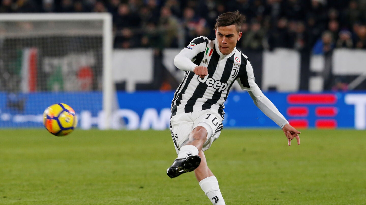 Dybala, en un partido con la Juventus