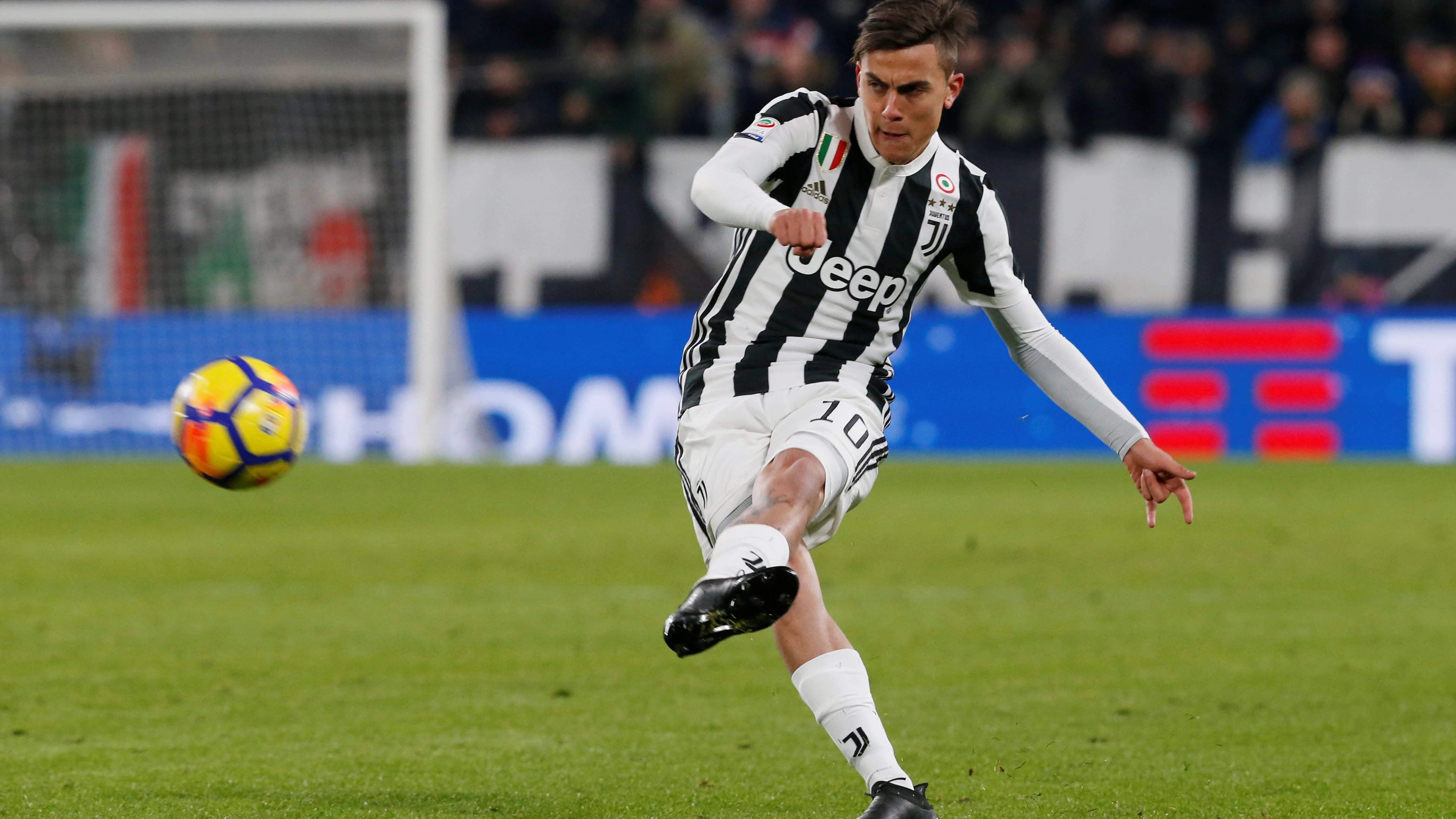 Dybala, en un partido con la Juventus