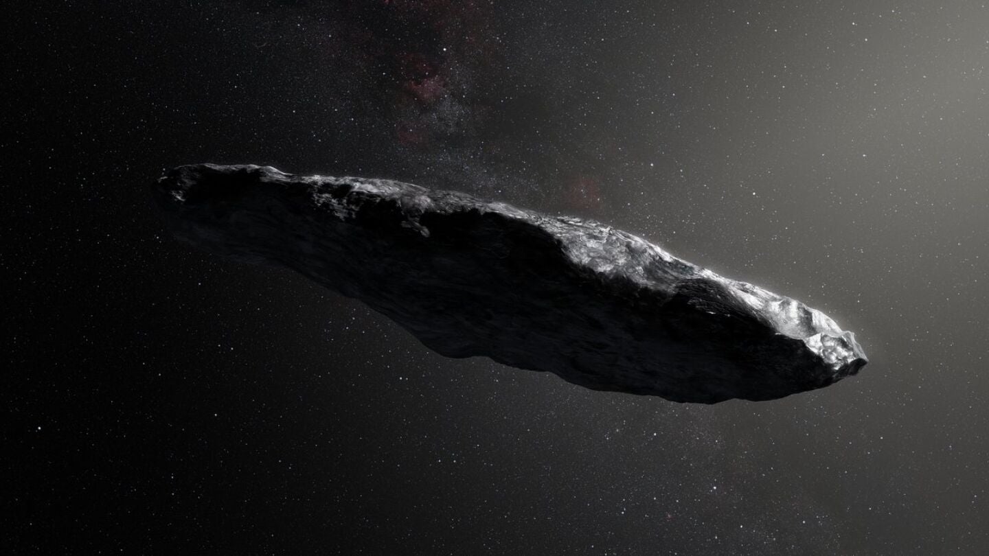 Aspecto del objeto interestelar &lsquo;Oumuamua