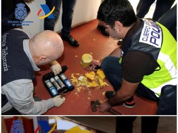 Intervienen una tonelada de cocaína en piñas y cae un importante traficante Intervienen una tonelada de cocaína en piñas y cae un importante traficante