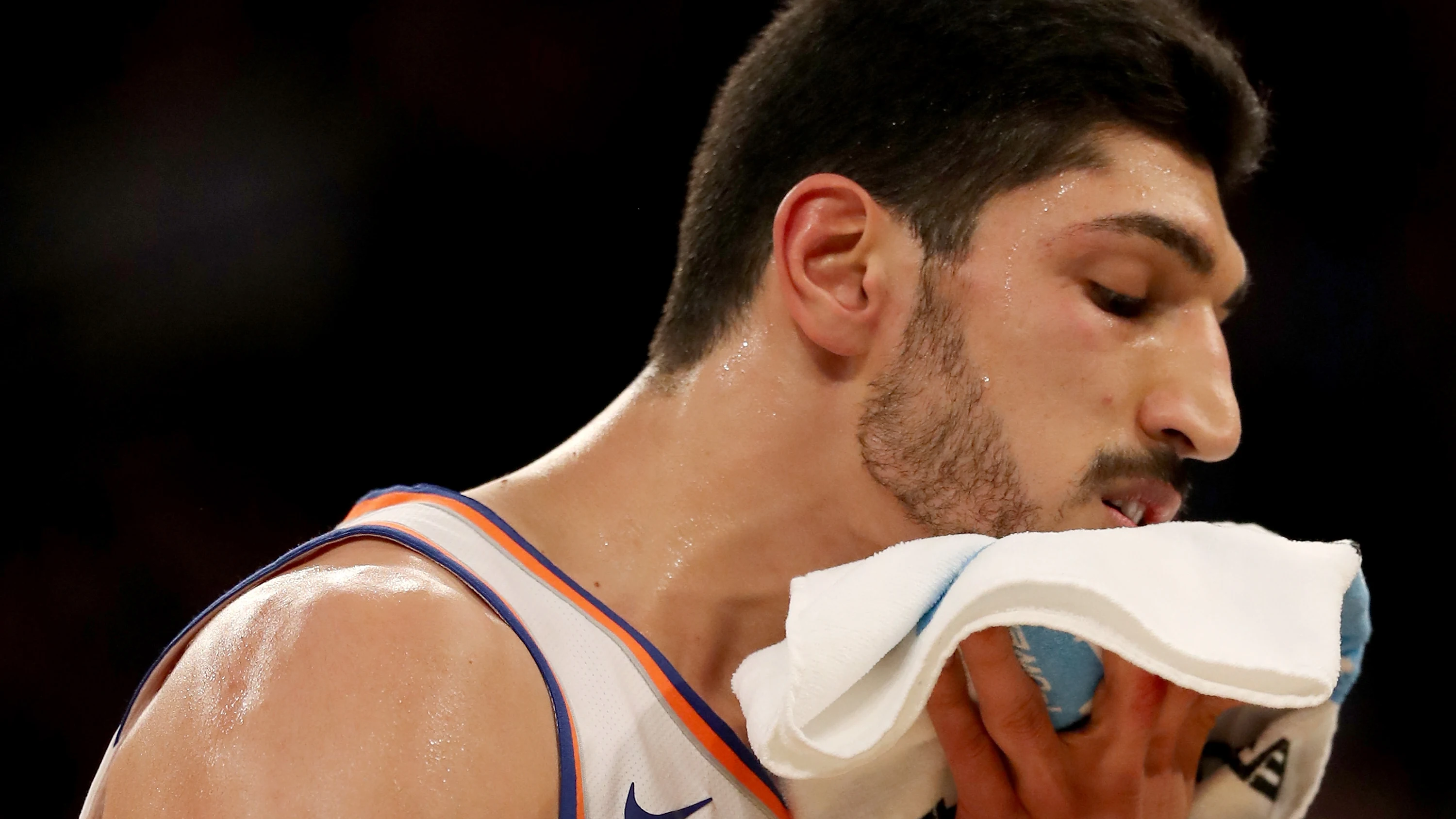 Enes Kanter, en un partido con los Knicks Enes Kanter, en un partido con los Knicks