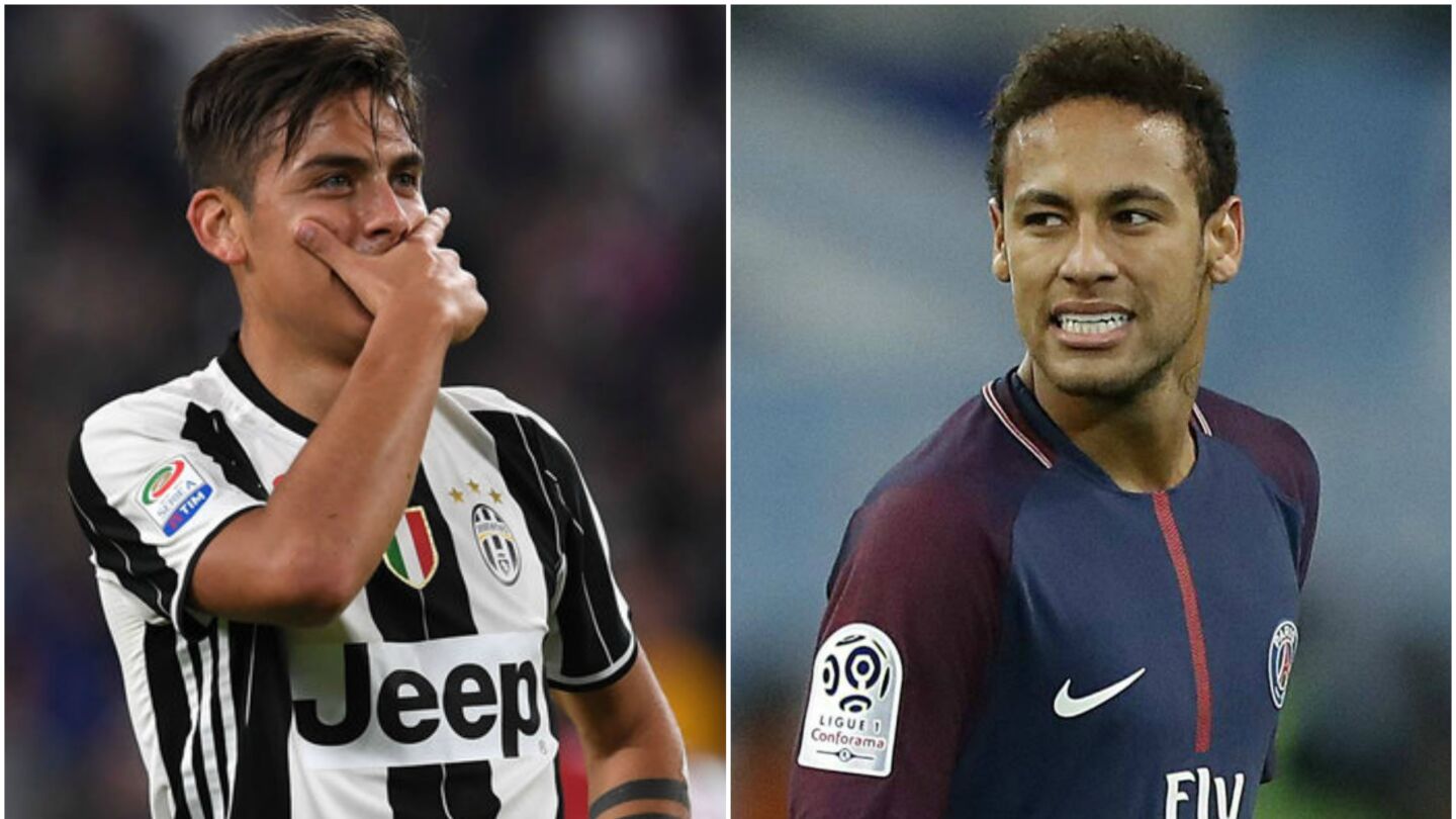 Dybala y Neymar podr&iacute;an cambiar de equipo