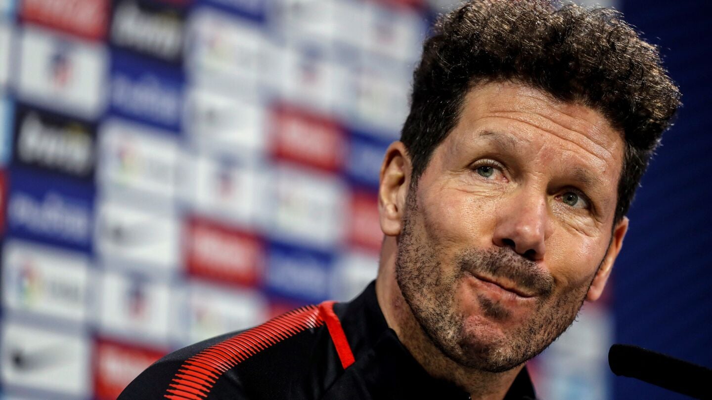 Simeone, en rueda de prensa
