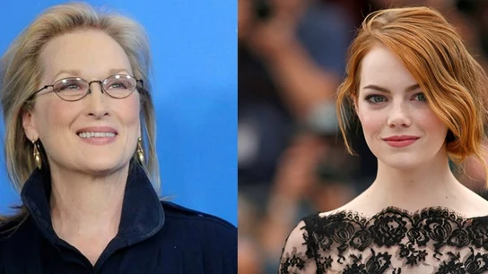 Meryl Streep y Emma Stone Meryl Streep y Emma Stone