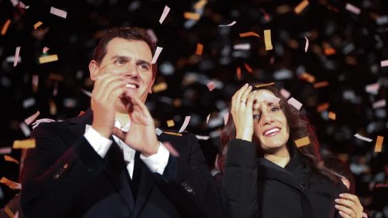 Albert Rivera e Inés Arrimadas celebran la victoria de Ciudadanos en Cataluña Albert Rivera e Inés Arrimadas celebran la victoria de Ciudadanos en Cataluña