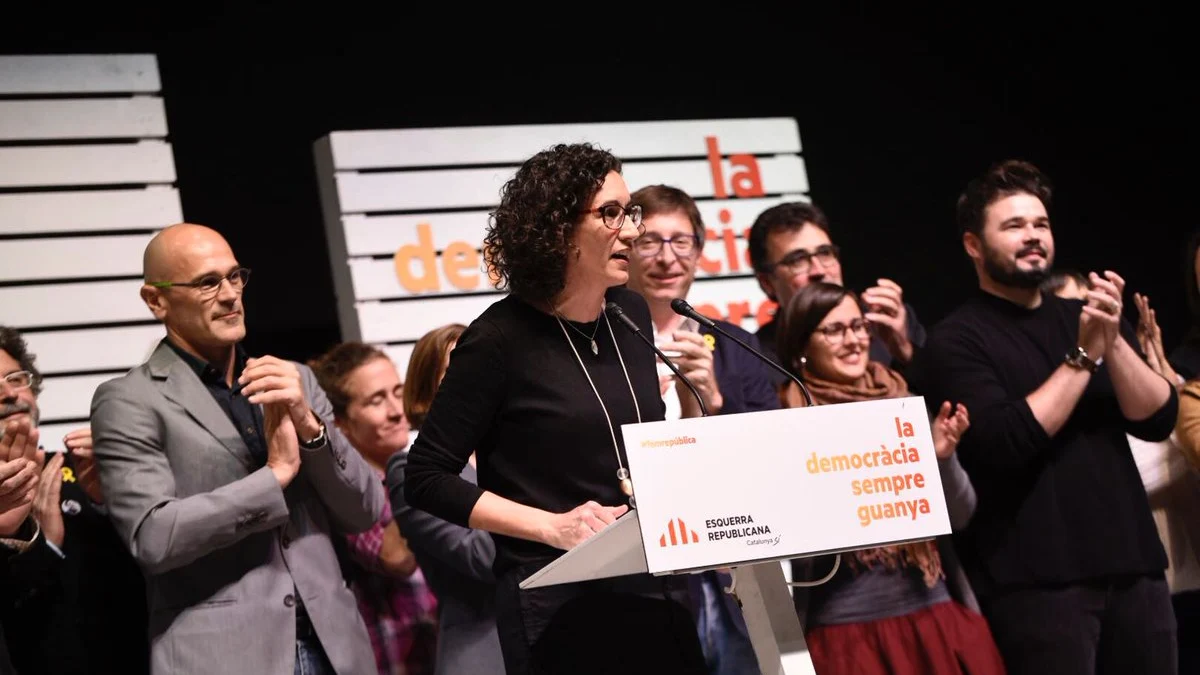 La principal candidata de ERC en las elecciones del 21D, Marta Rovira