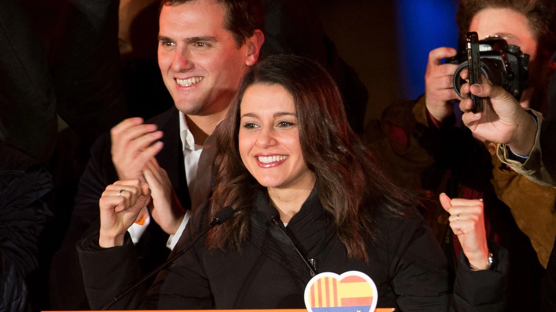 La candidata de Ciudadanos al 21D, Inés Arrimadas