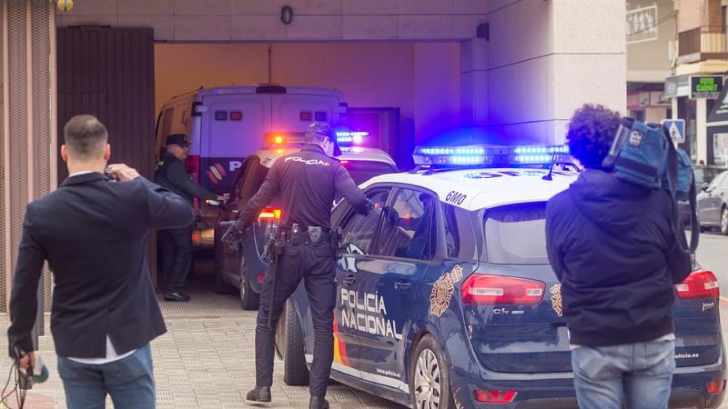 Un coche de la Polic&iacute;a Nacional