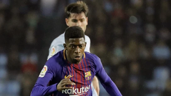 Dembelé reaparece tras su lesión Dembelé reaparece tras su lesión
