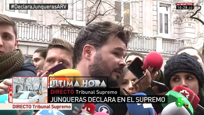 El portavoz de ERC en el Congreso, Gabriel Rufián