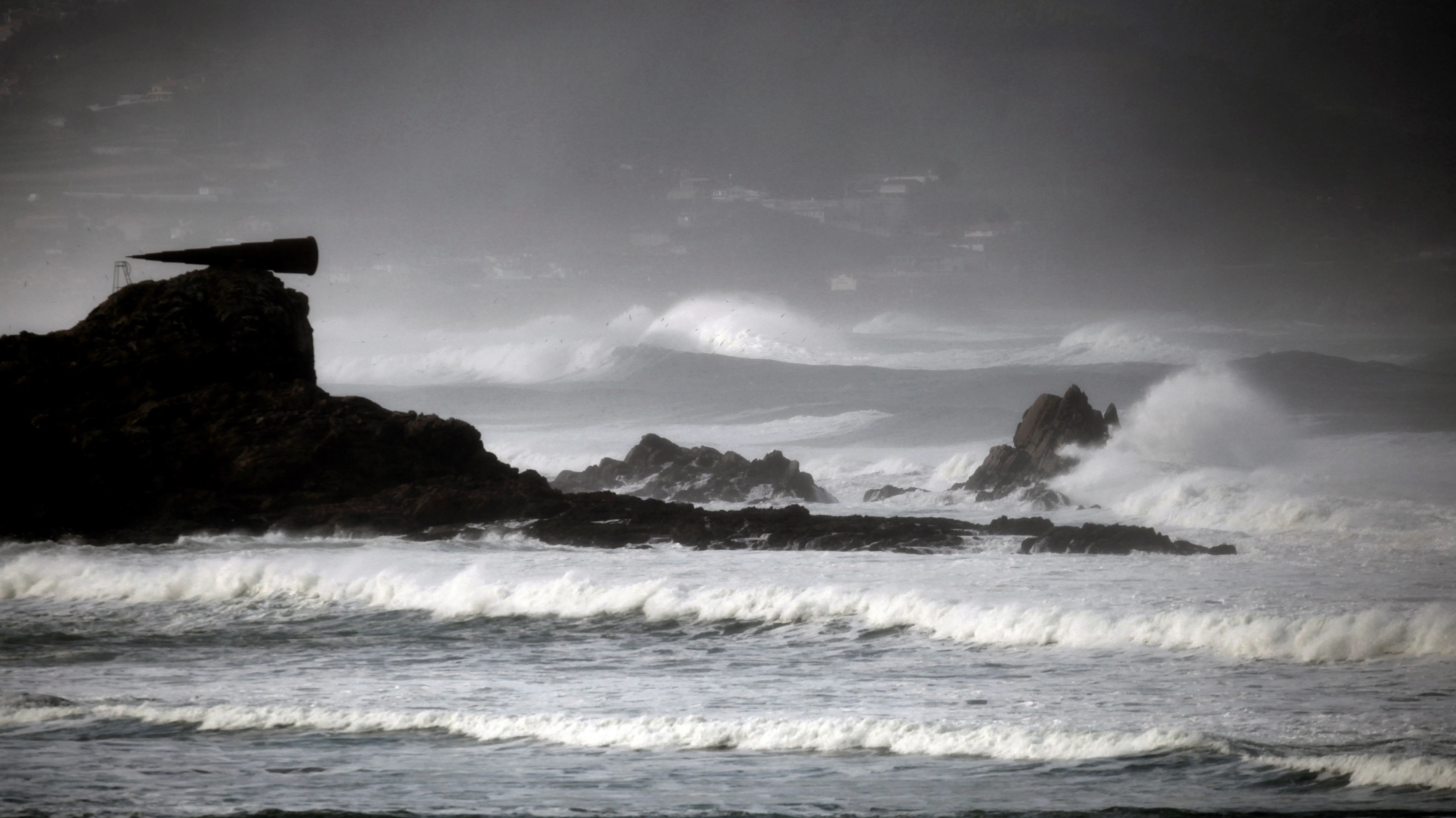 Imagen de un temporal marítimo