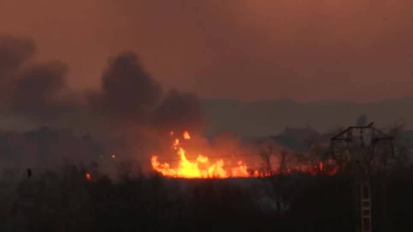 Incendio en Sagunto