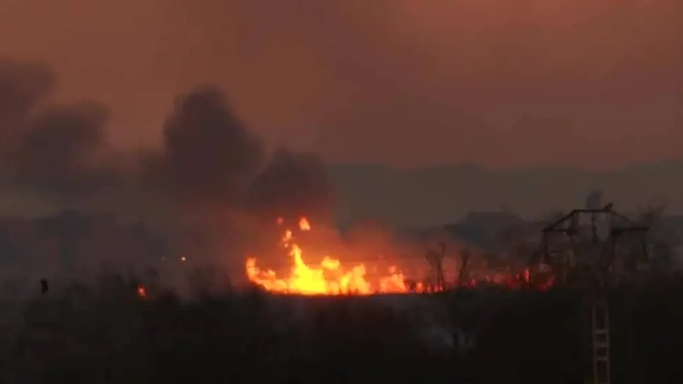 Incendio en Sagunto