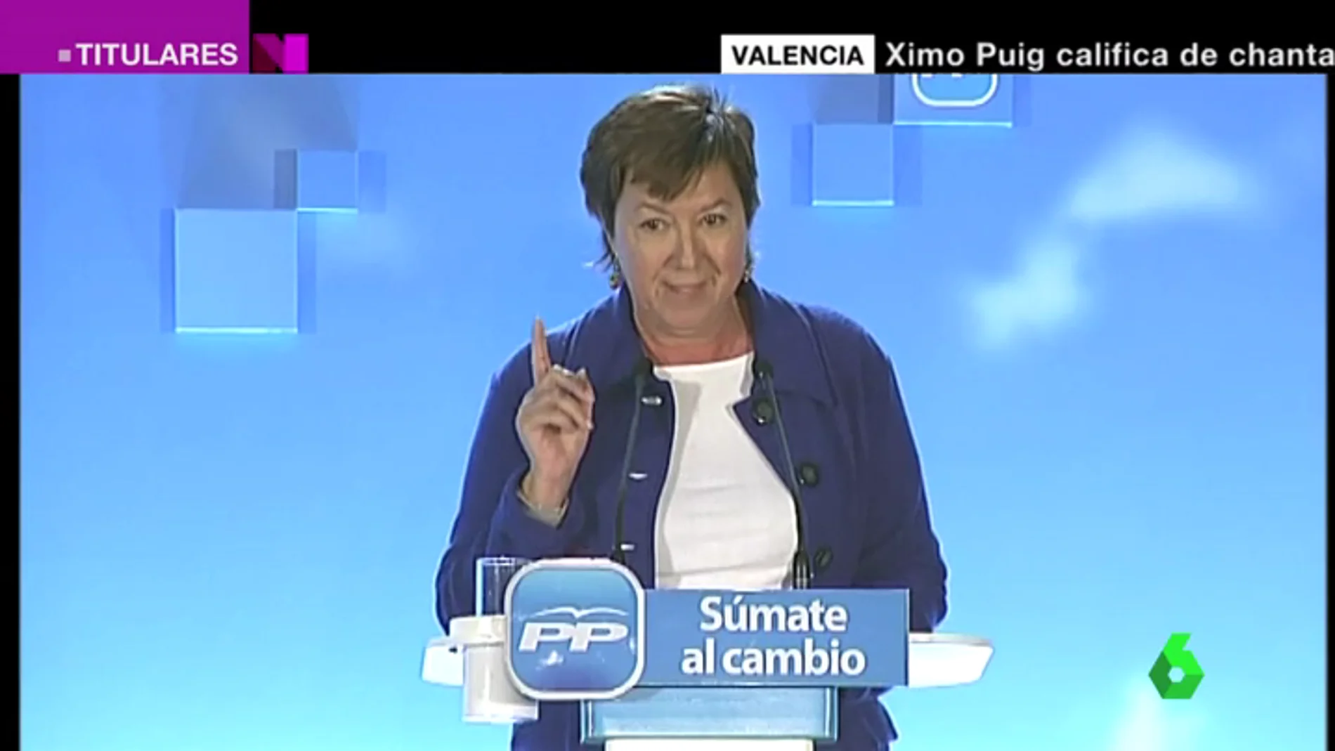 La senadora del PP, Pilar Barreiro