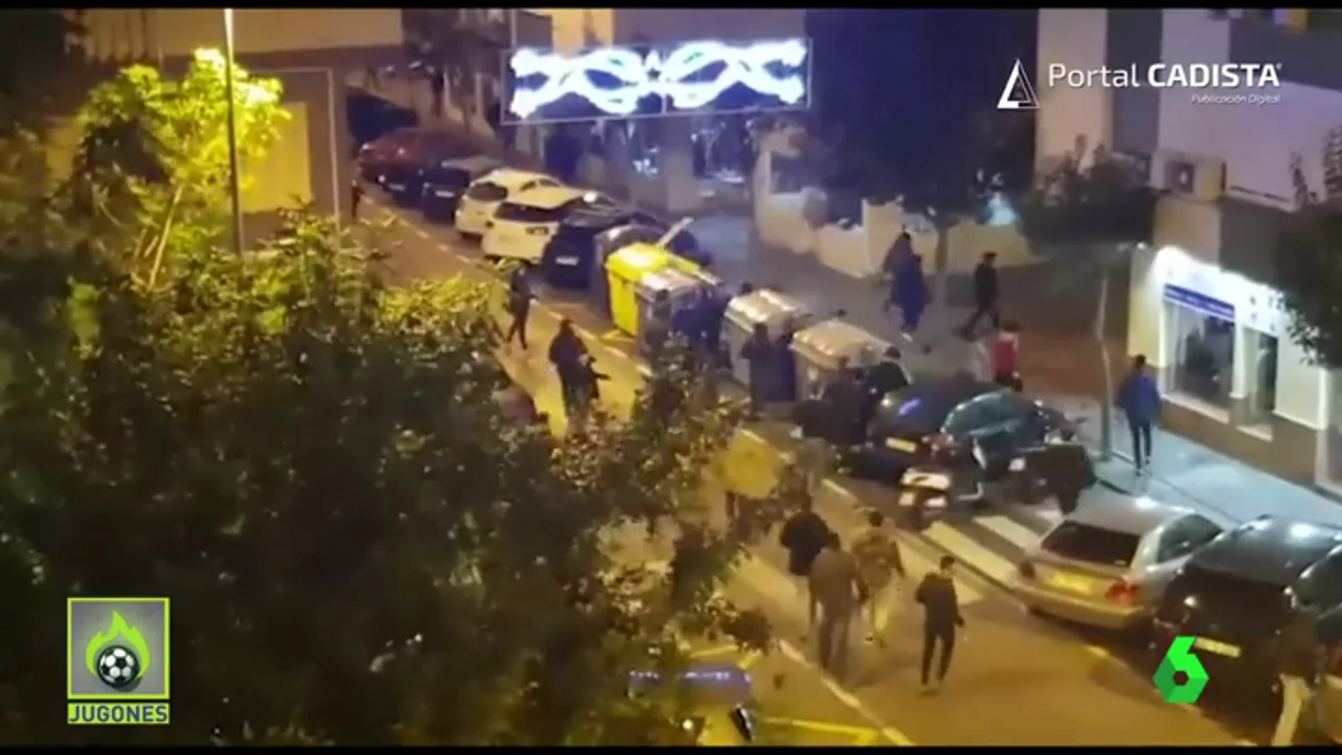 Disturbios Cádiz Sevilla