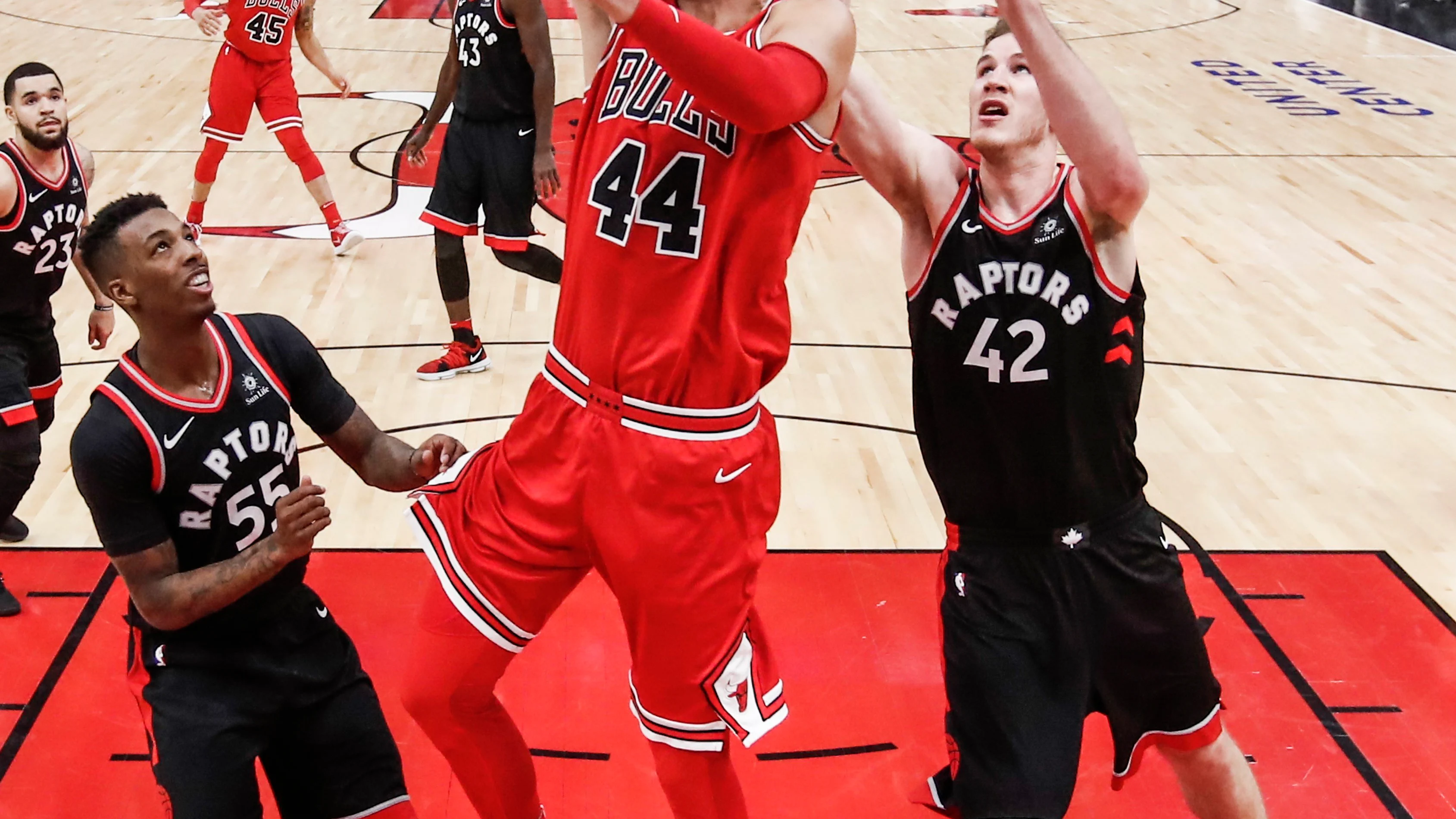 Mirotic, en el partido contra los Raptors