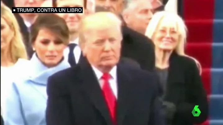 Donald Trum frente a Melania