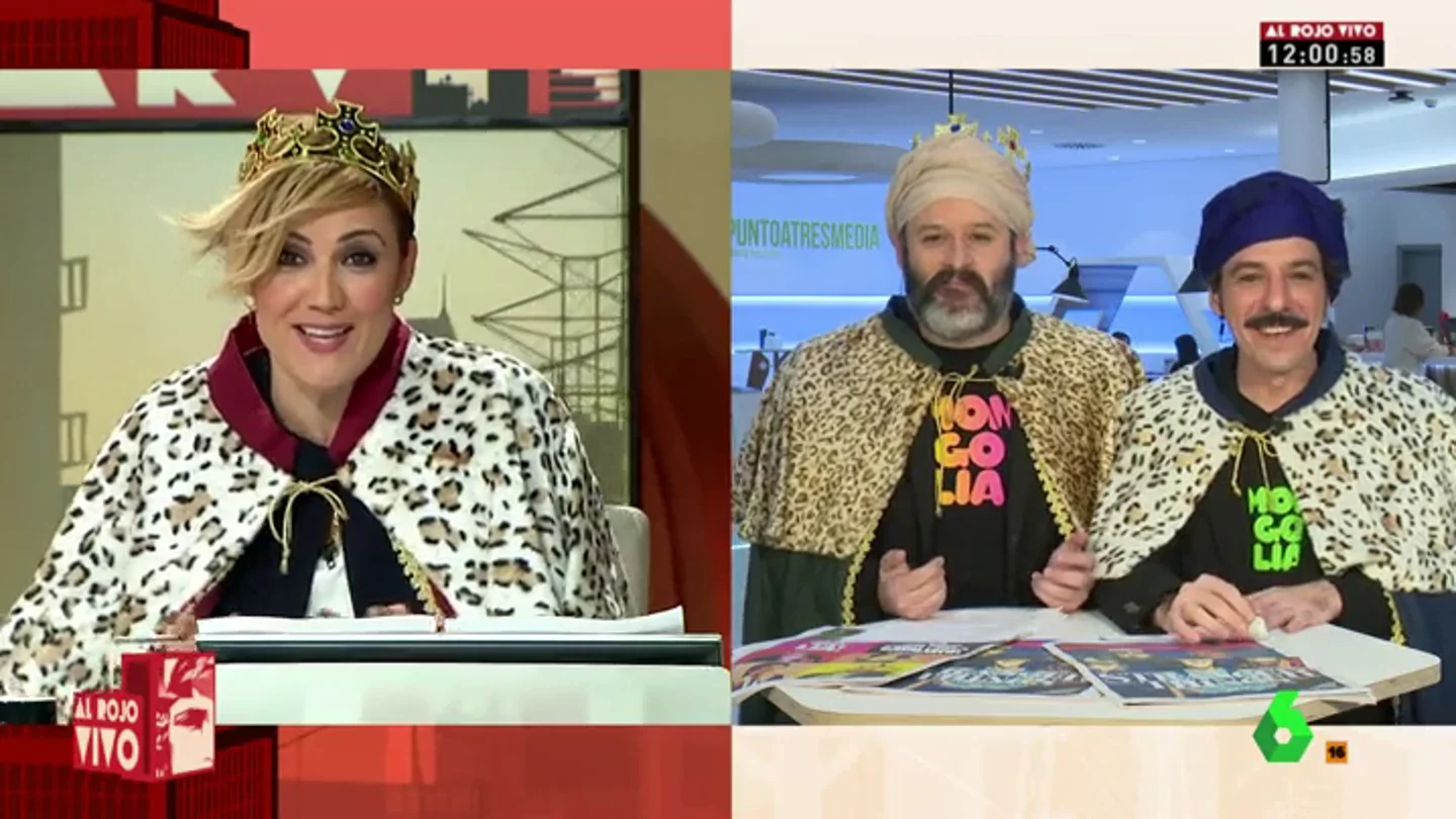 Cristina Pardo se disfraza de reina maga en Informe Mongolia Cristina Pardo se disfraza de reina maga en Informe Mongolia