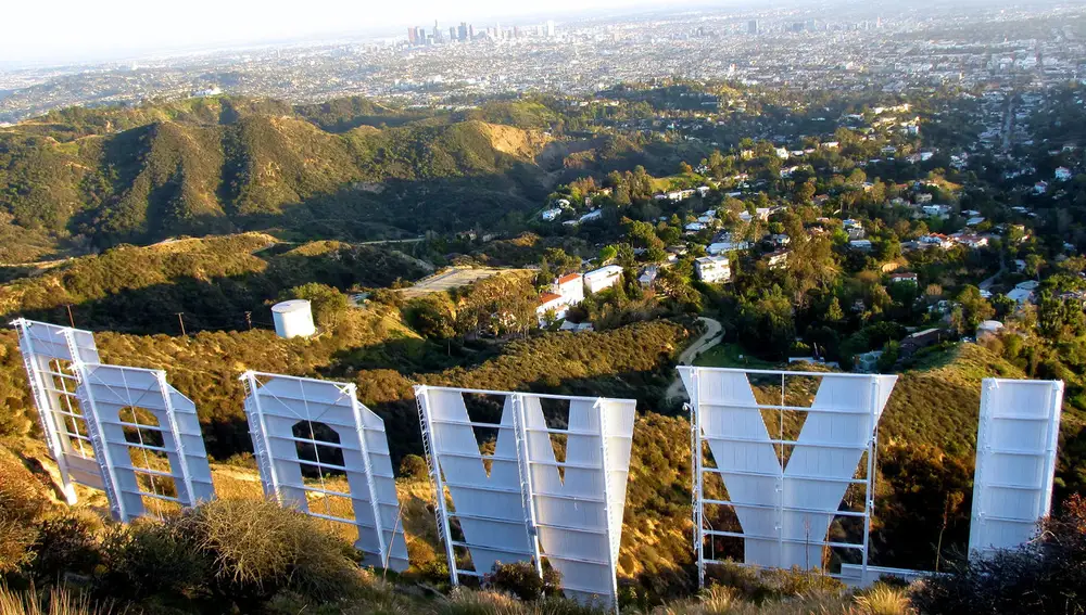 Griffith Park desde el cartel de Hollywood