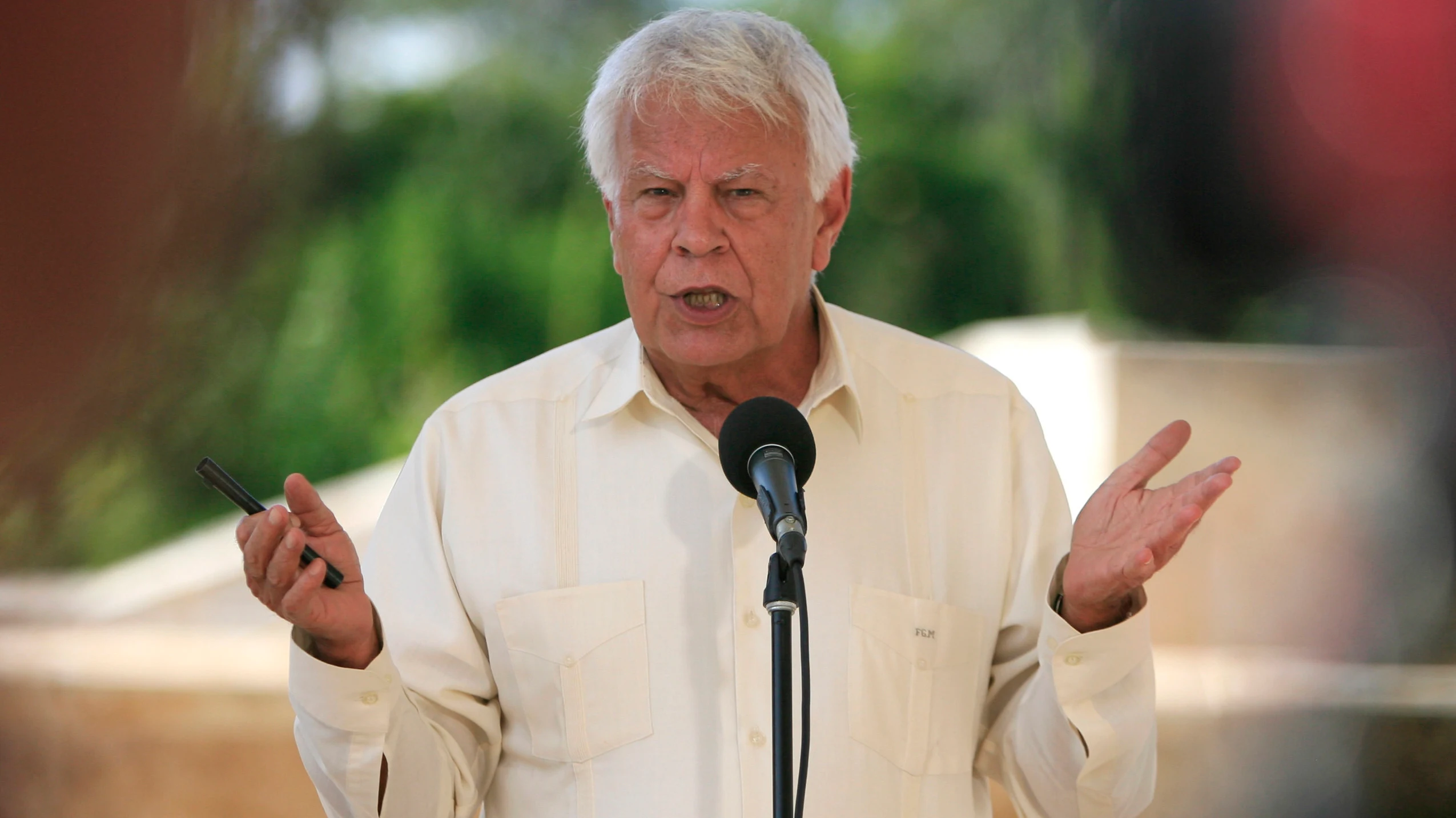 El expresidente del Gobierno español Felipe González 