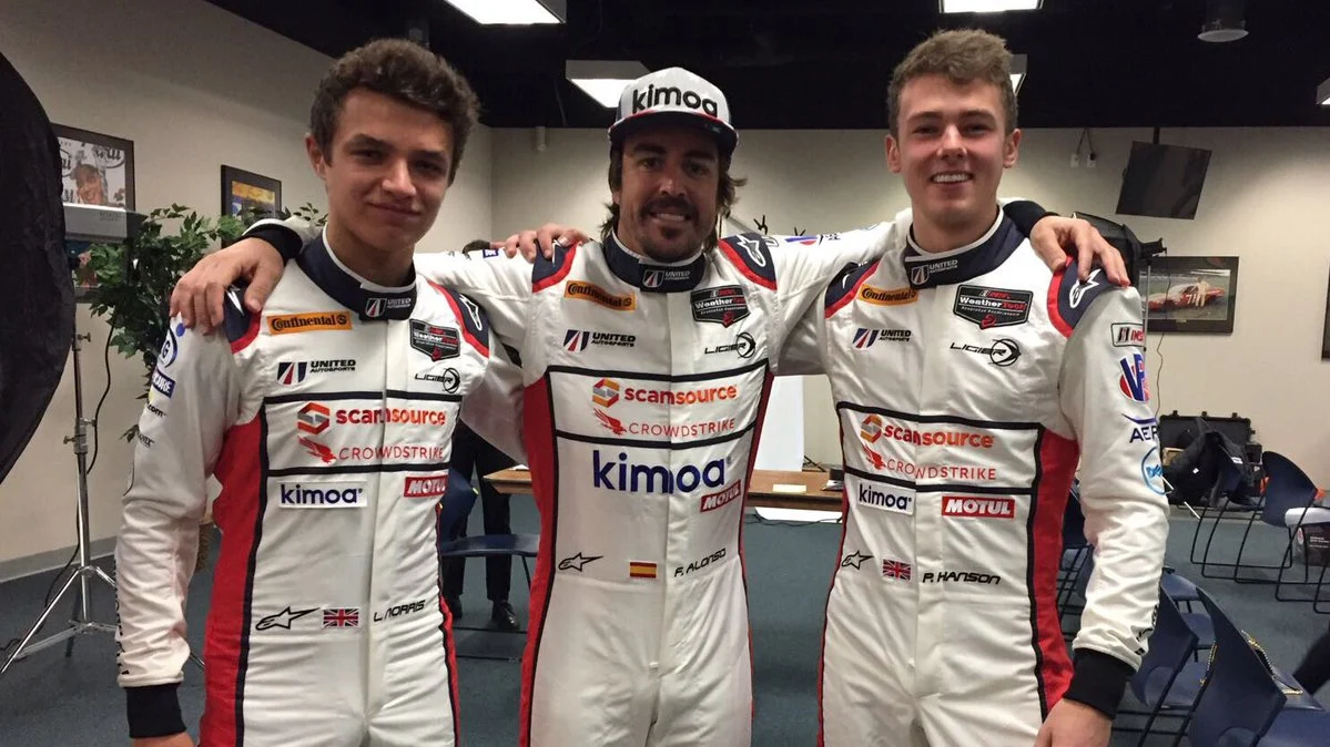 El equipo de Fernando Alonso en las 24 h de Daytona