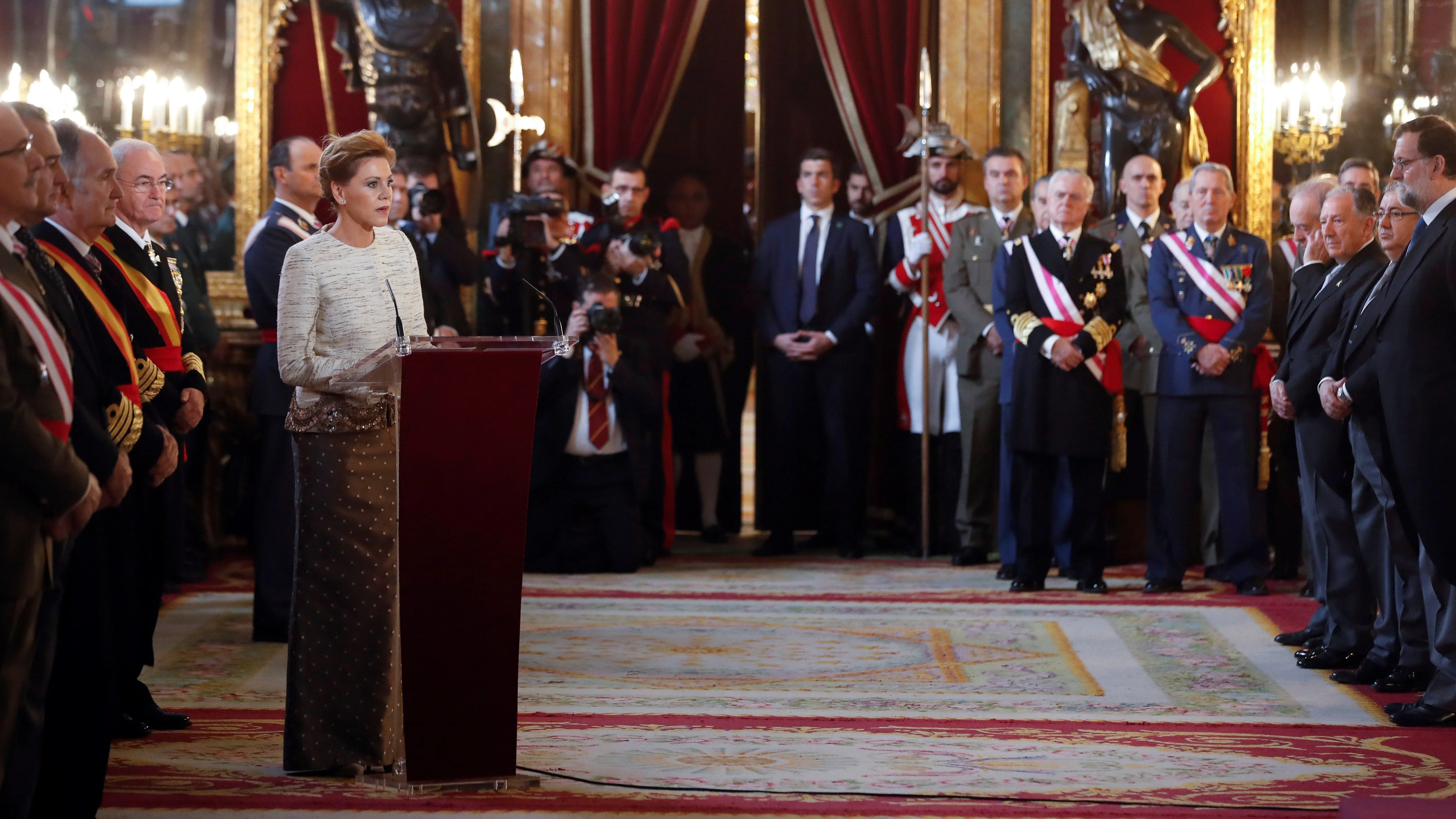 La ministra de Defensa, María Dolores de Cospedal