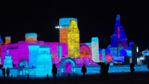 El mayor festival de esculturas de hielo del mundo