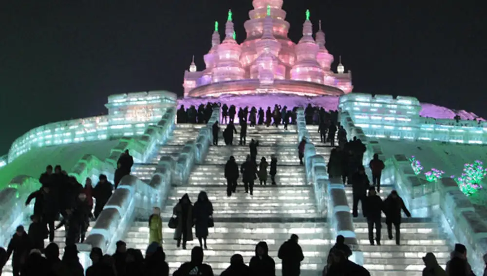 El mayor festival de esculturas de hielo del mundo 