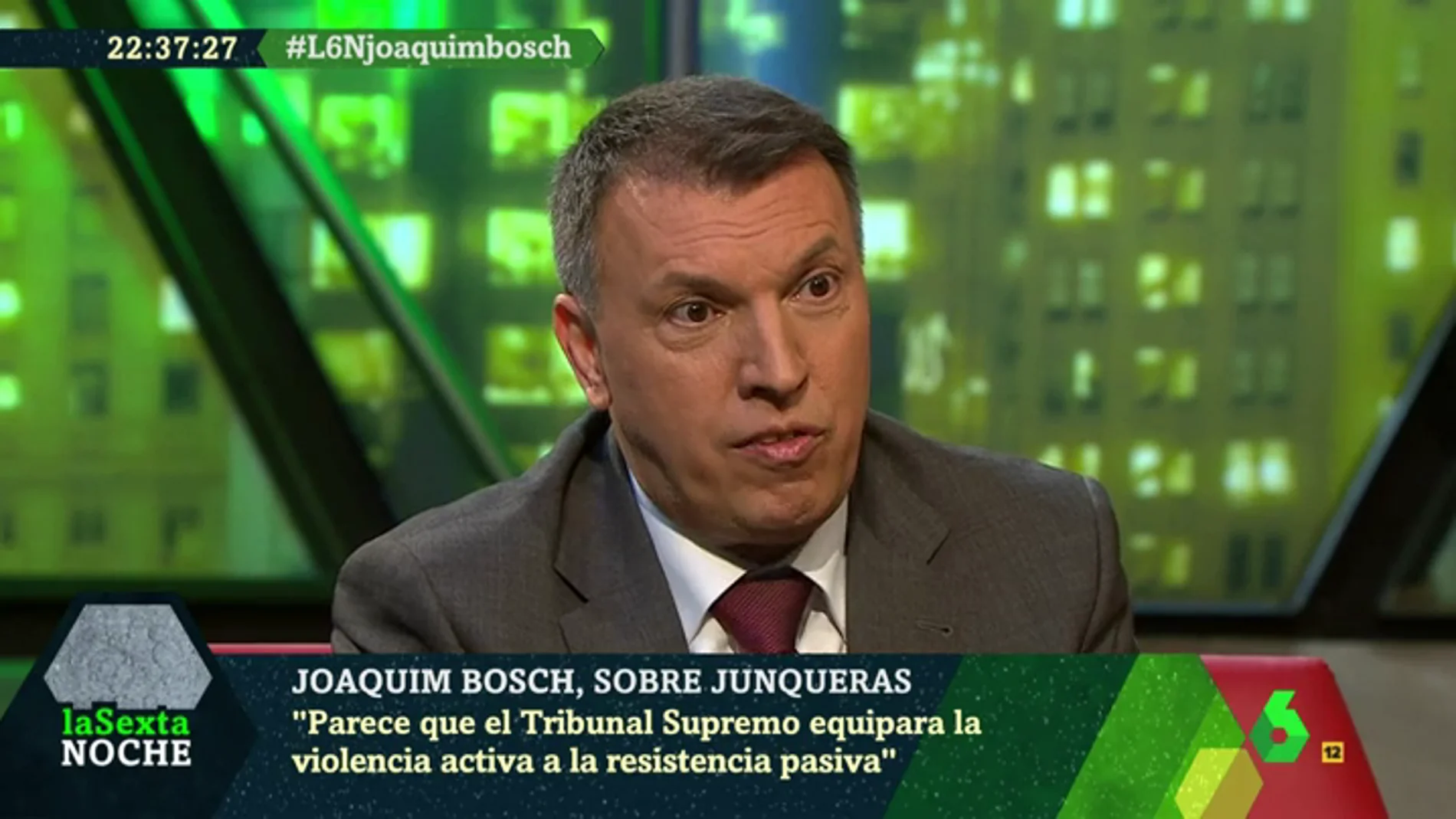 El magistrado Joaquim Bosch
