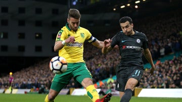 Pedro centra en el partido con el Chelsea