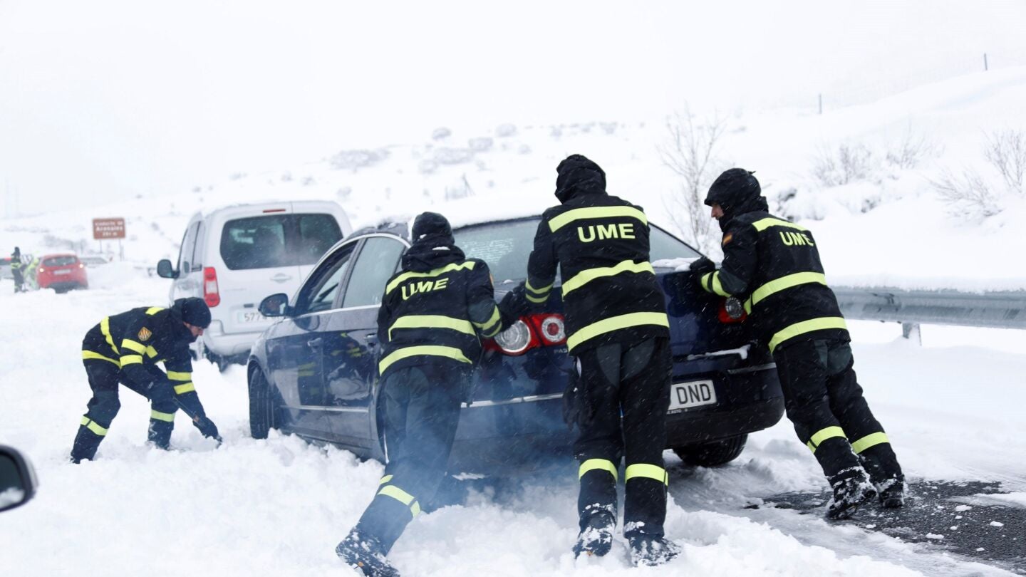 Fotograf&iacute;a facilitada por los Efectivos de la Unidad Militar de Emergencias (UME)