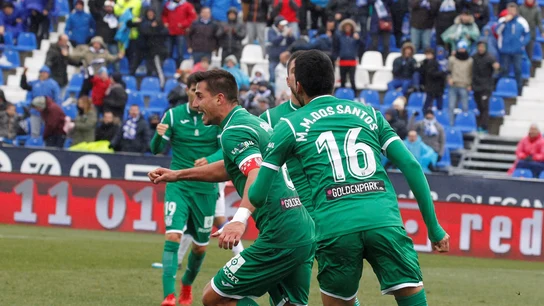 Gabriel festeja su tanto ante la Real Sociedad Gabriel festeja su tanto ante la Real Sociedad