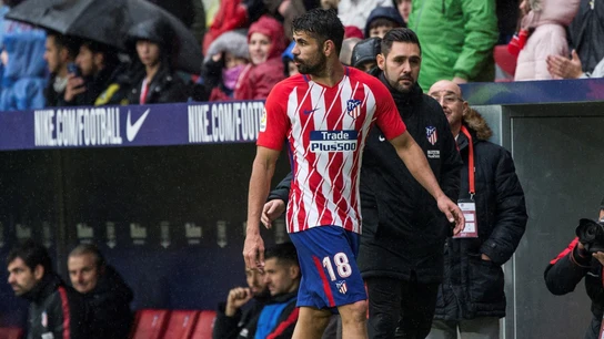 Diego Costa, tras ser expulsado ante el Getafe Diego Costa, tras ser expulsado ante el Getafe